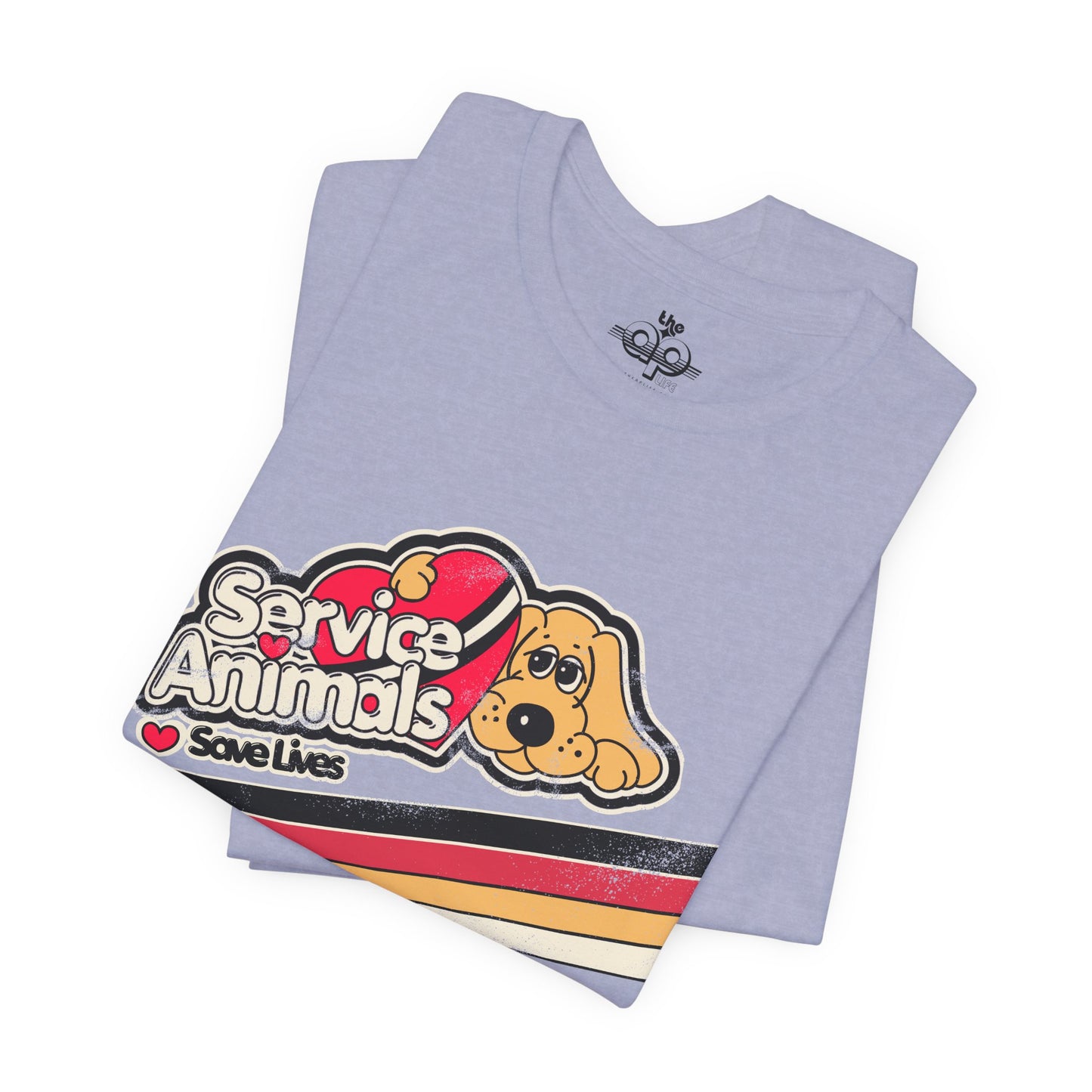 Service Animals Save Lives - Adult Unisex Jersey Short Sleeve Tee