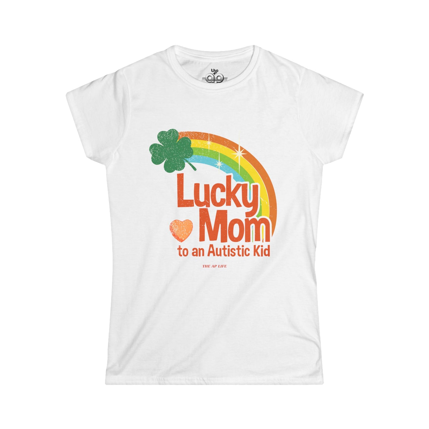 Lucky Mom to an Autistic Kid - Women's Softstyle Tee