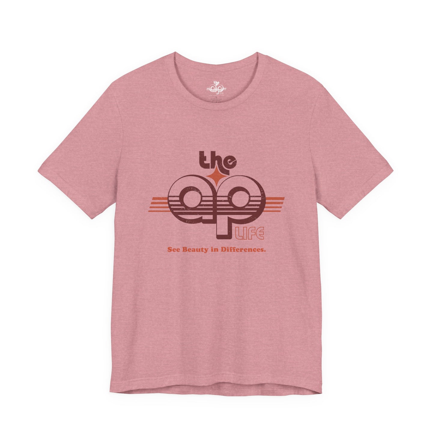 The AP Life - See Beauty in Differences - Adult Unisex Jersey Short Sleeve Tee