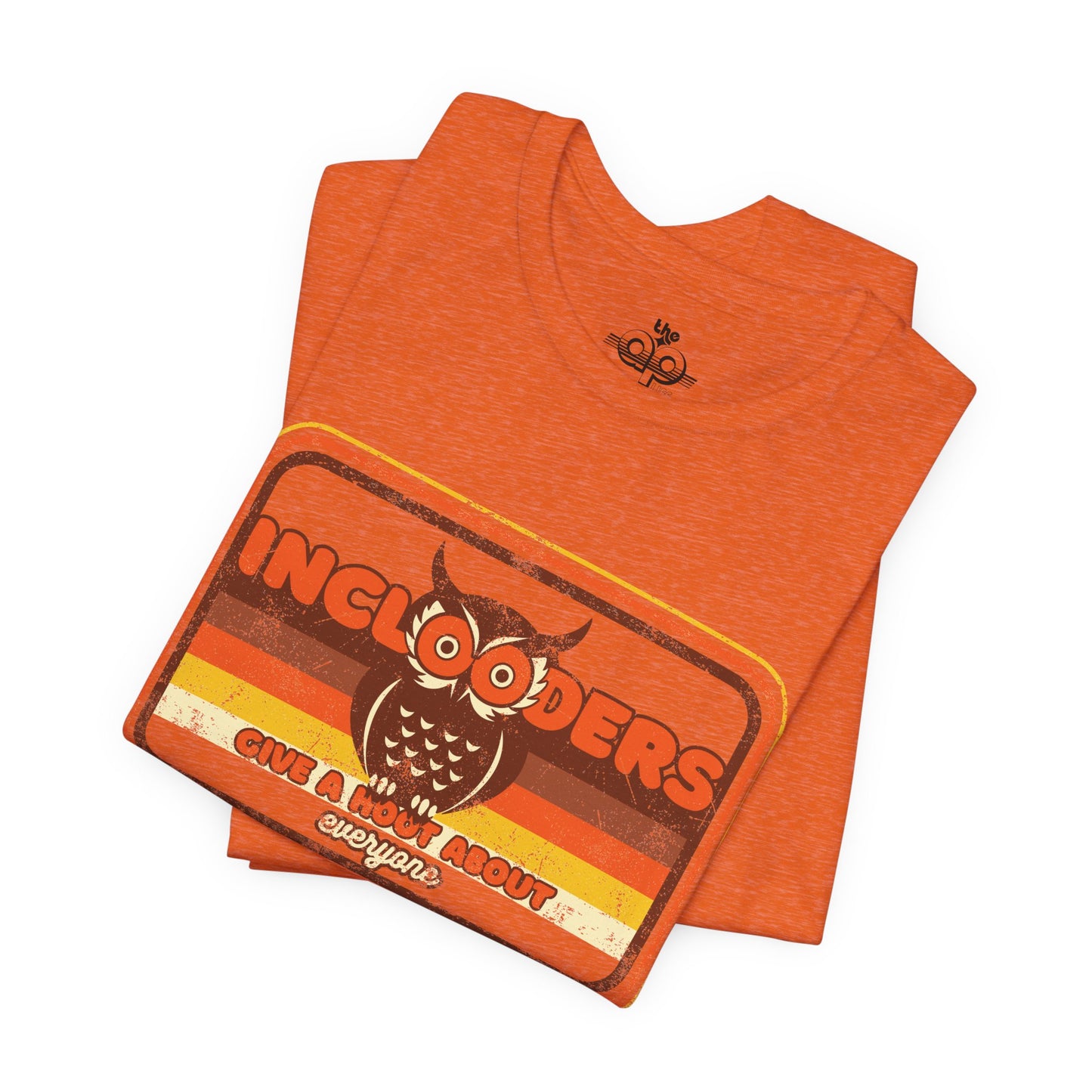 Inclooders Give a Hoot About Everyone - Adult Unisex Jersey Short Sleeve Tee
