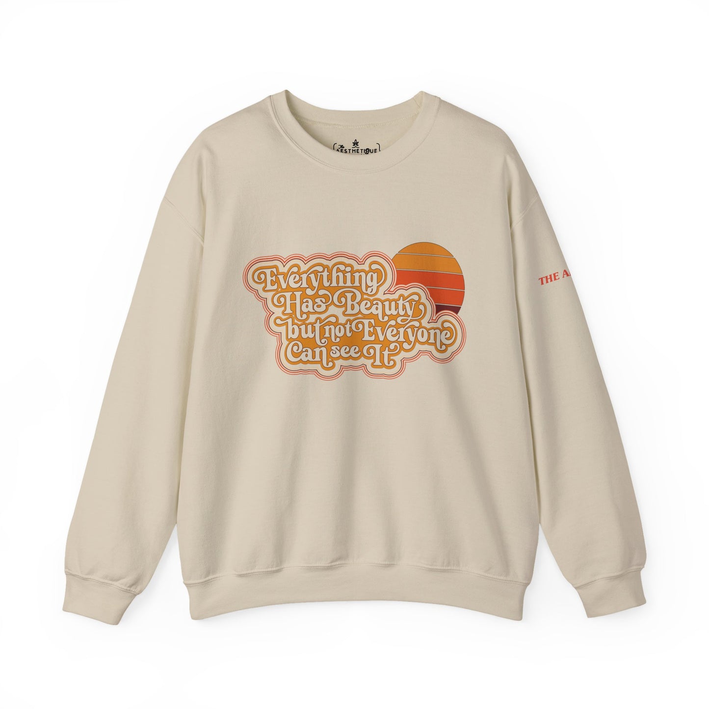 Everything has Beauty but not Everyone can see it - Confucius - Unisex Heavy Blend™ Crewneck Sweatshirt
