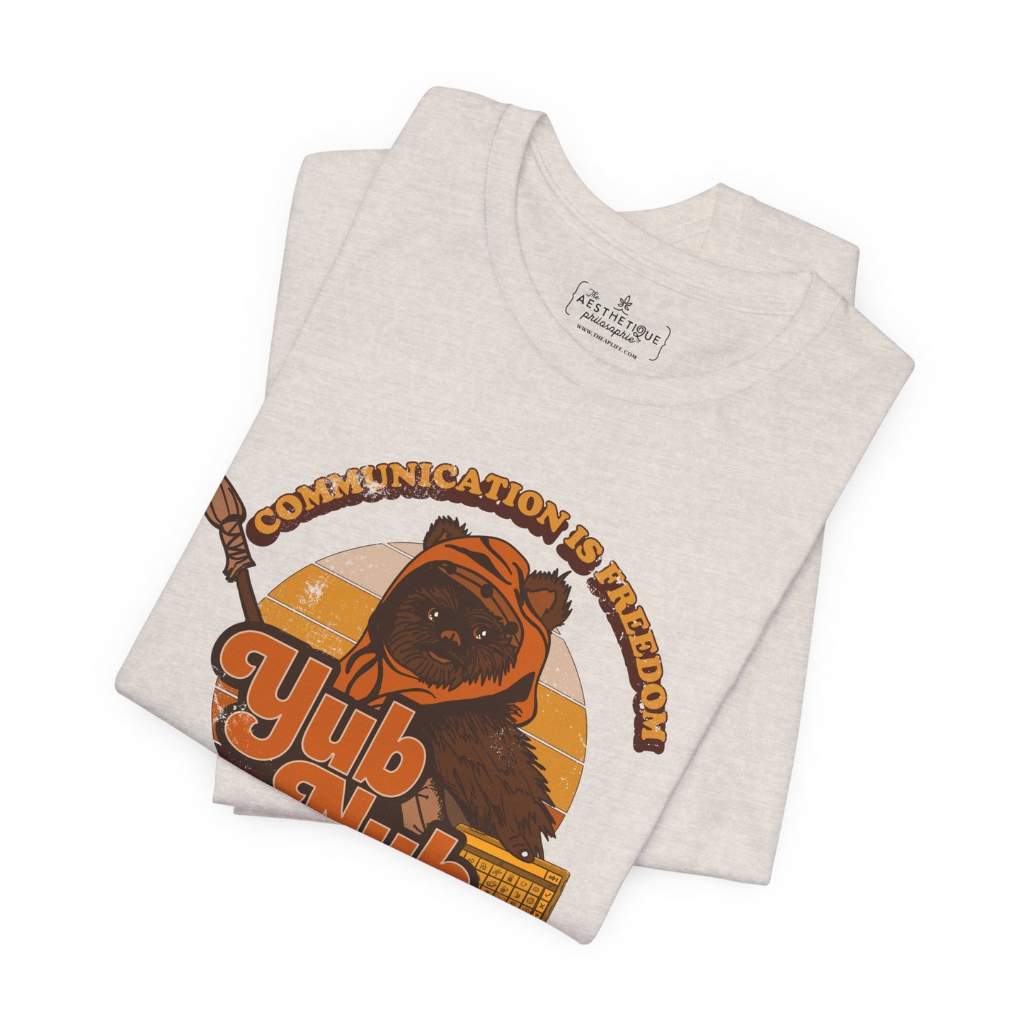 Communication is Freedom - Yub Nub - AAC - Unisex Jersey Short Sleeve Tee