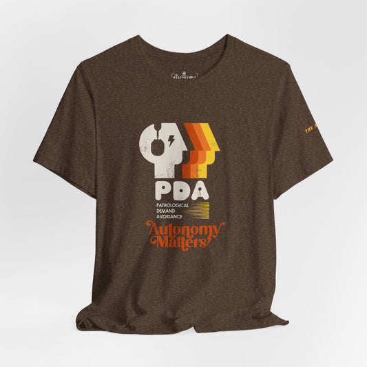 PDA - Pathological Demand Avoidance - Autonomy Matters - Adult Unisex Jersey Tee