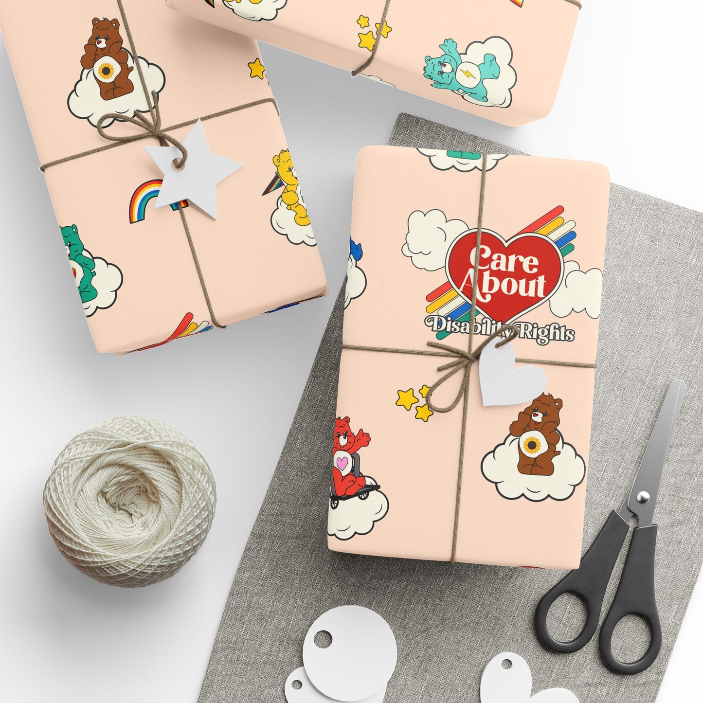 Care About Disability Rights - Wrapping Paper