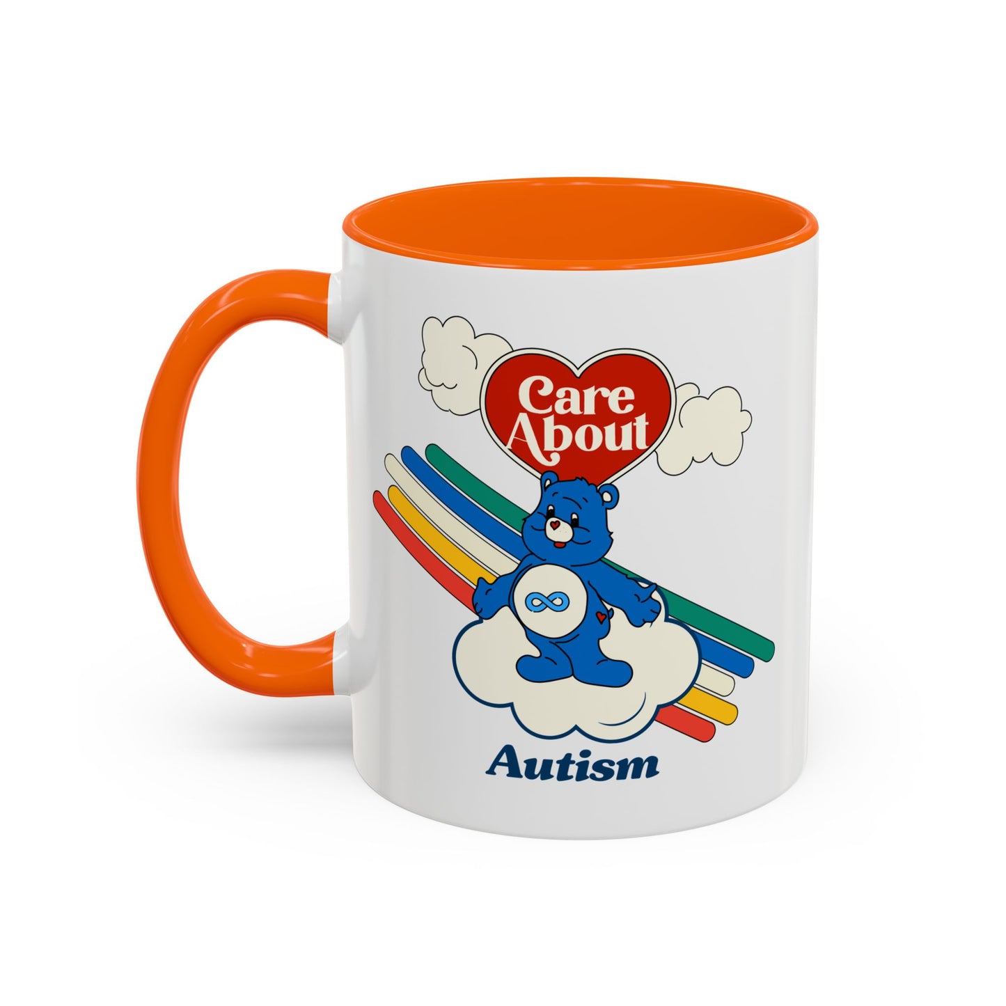 Care About Autism - Disability Rights - Accent Coffee Mug (11, 15oz)