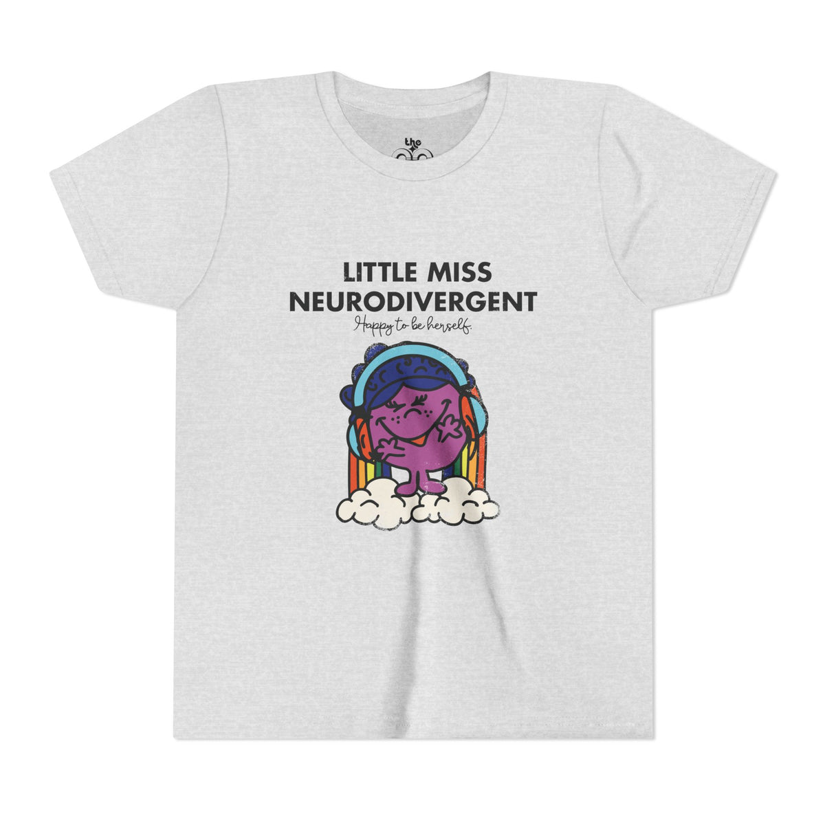 Little Miss Neurodivergent - Unisex Youth Short Sleeve Tee