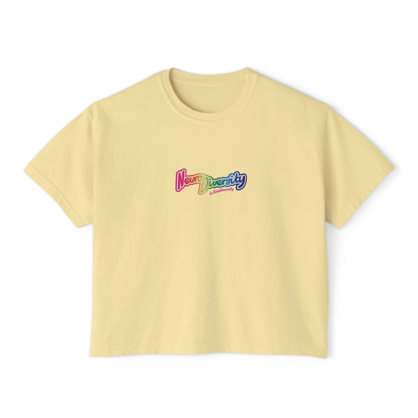 Neurodiversity is Biodiversity - Women's Boxy Tee