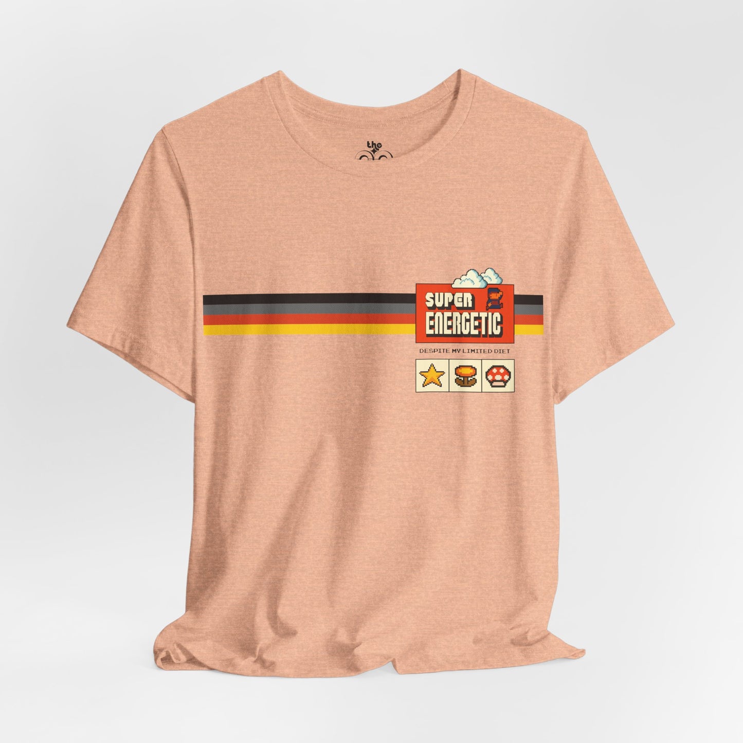 Super Energetic Despite My Limited Diet - Adult Unisex Jersey Short Sleeve Tee