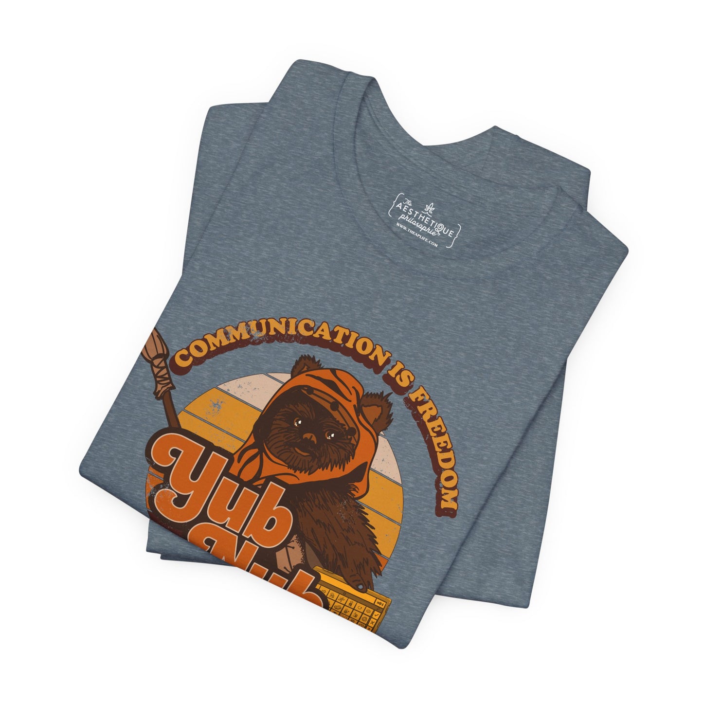 Communication is Freedom - Yub Nub - AAC - Unisex Jersey Short Sleeve Tee