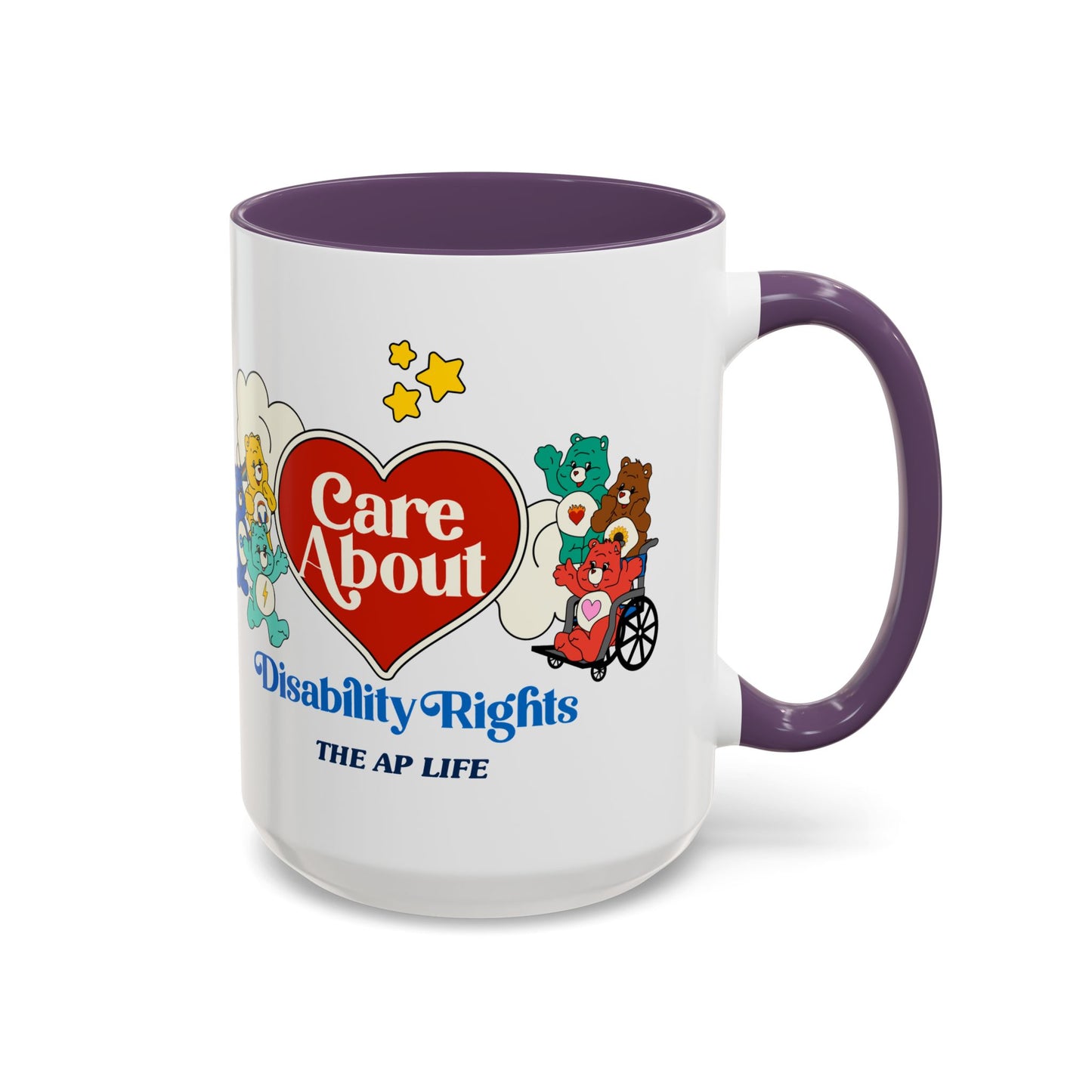 Care About Autism - Disability Rights - Accent Coffee Mug (11, 15oz)