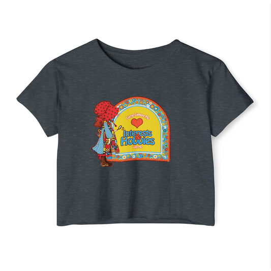 Come Explore my Interests & Hobbies with me - Women's Festival Cropped Tee