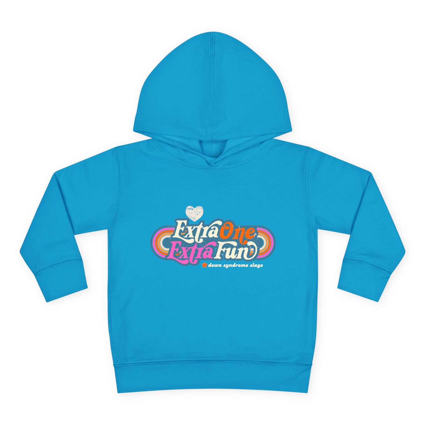 Extra One, Extra Fun DS Awareness - Toddler Pullover Fleece Hoodie