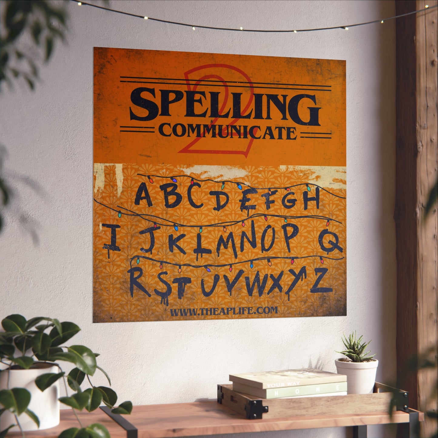 Spelling to Communicate - S2C - Fine Art Poster
