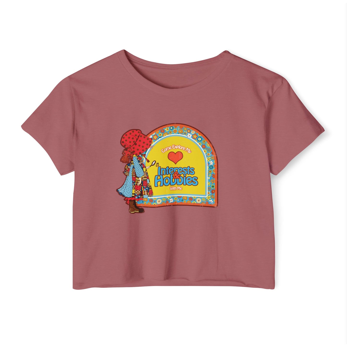 Come Explore my Interests & Hobbies with me - Women's Festival Cropped Tee