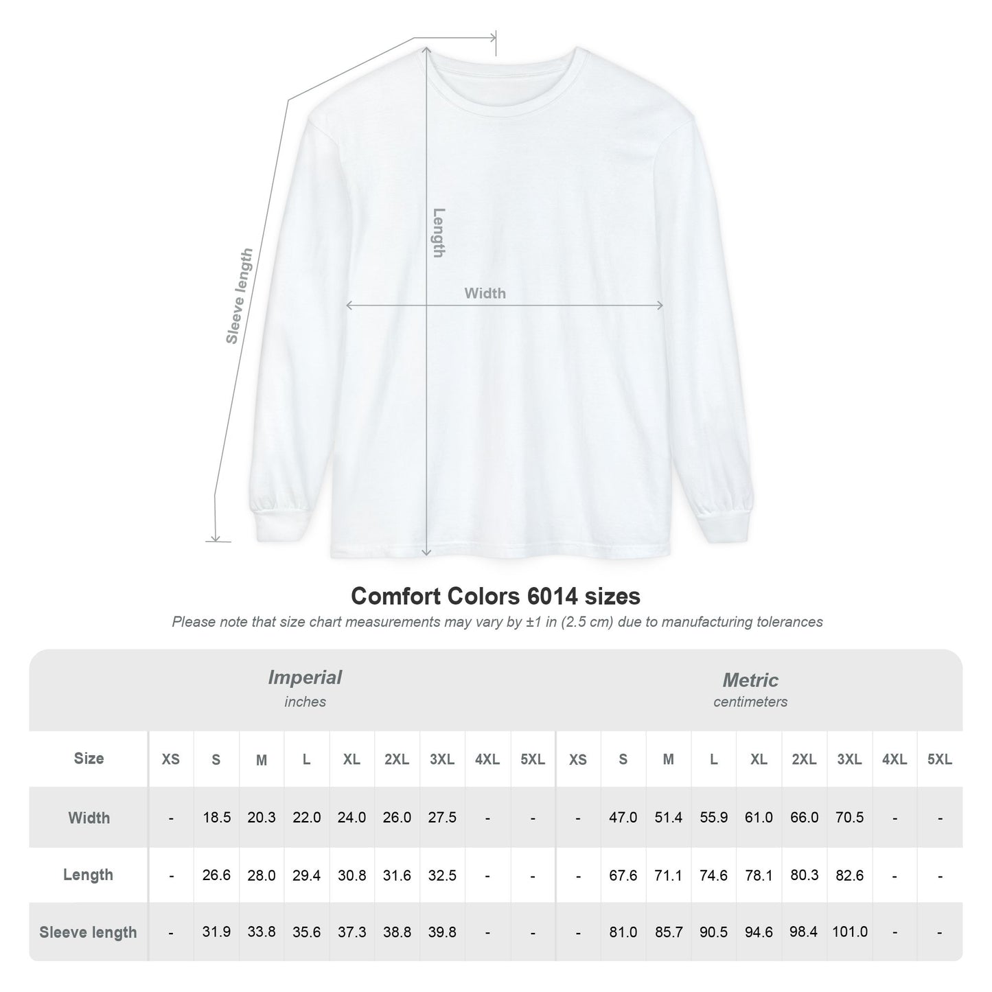 We All Deserve to be Seen & Heard - Adult Unisex Garment-dyed Long Sleeve T-Shirt