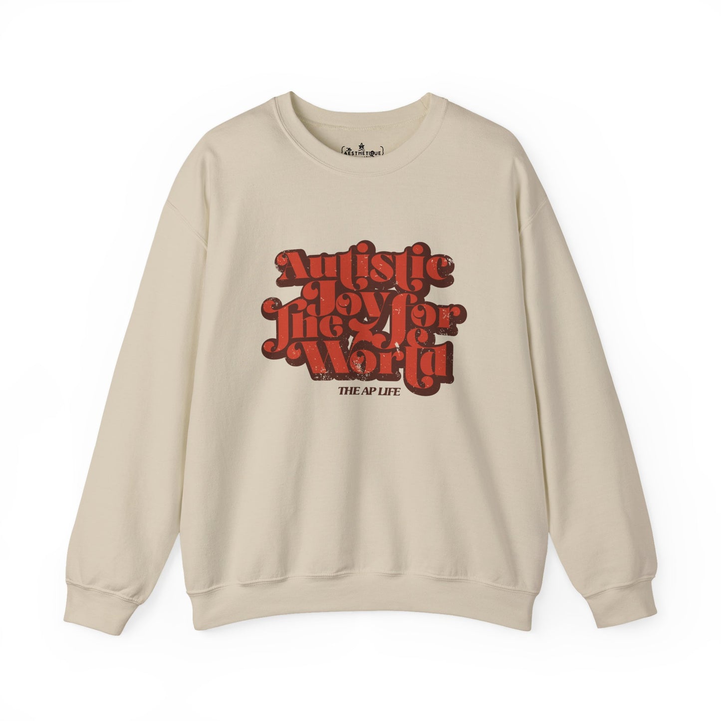 Autistic Joy for the World - Seasonal Style - Unisex Heavy Blend™ Crewneck Sweatshirt