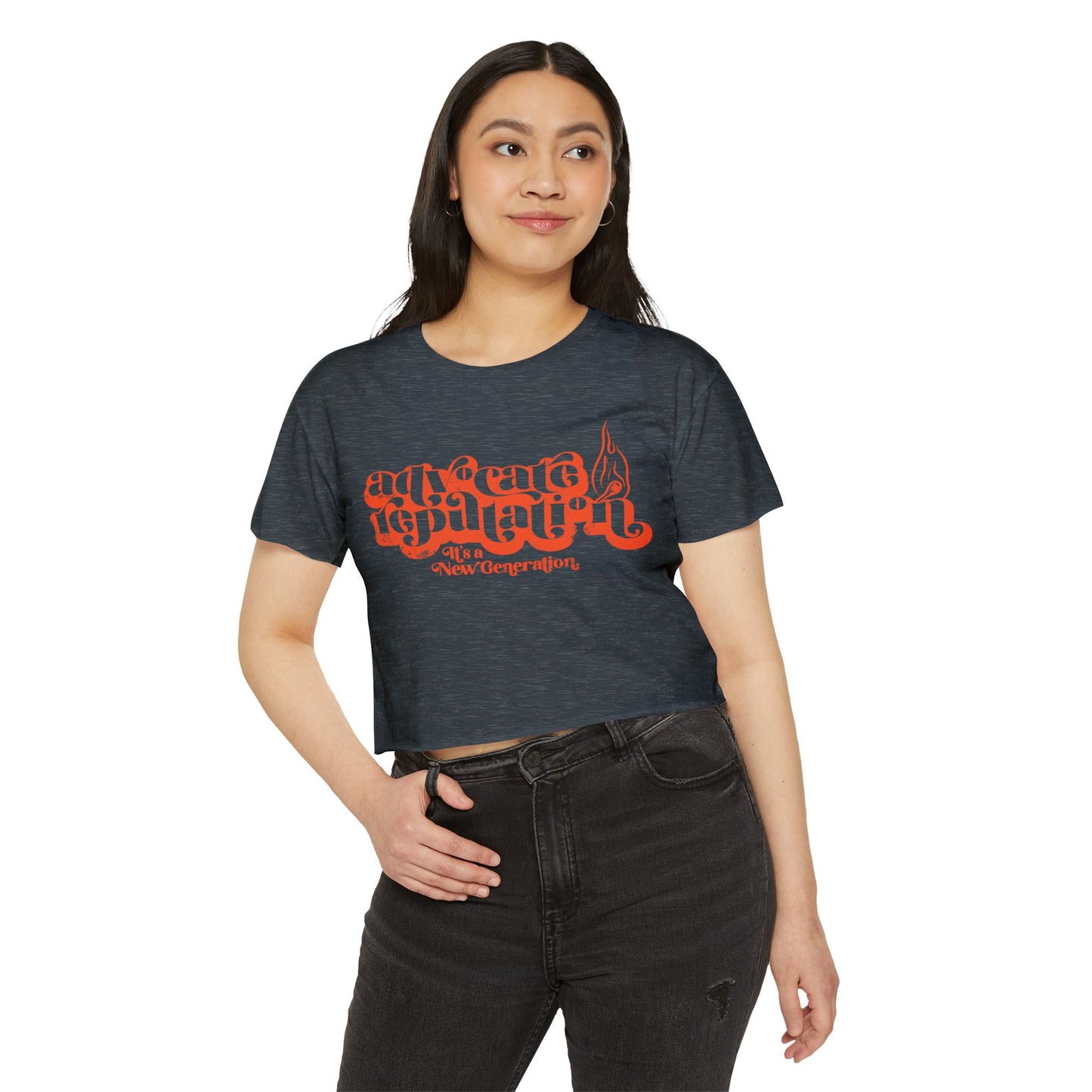 Advocate Reputation - It's a New Generation - Women's Crop Top Tee