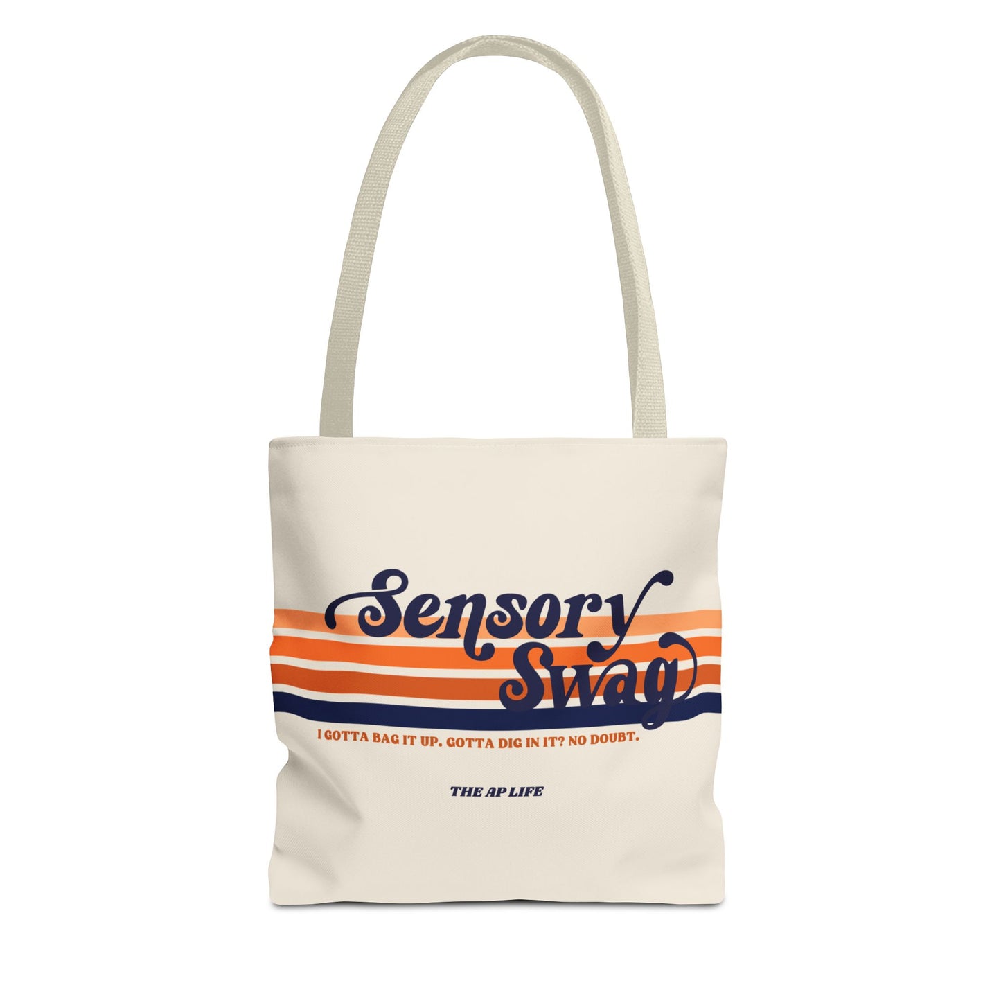 POD Sensory Swag Polyester Tote Bag