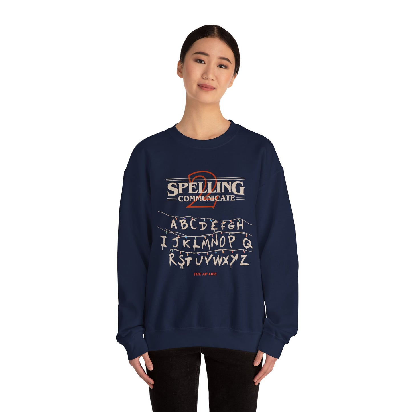 Spelling to Communicate - S2C - Adult Unisex Heavy Blend™ Crewneck Sweatshirt