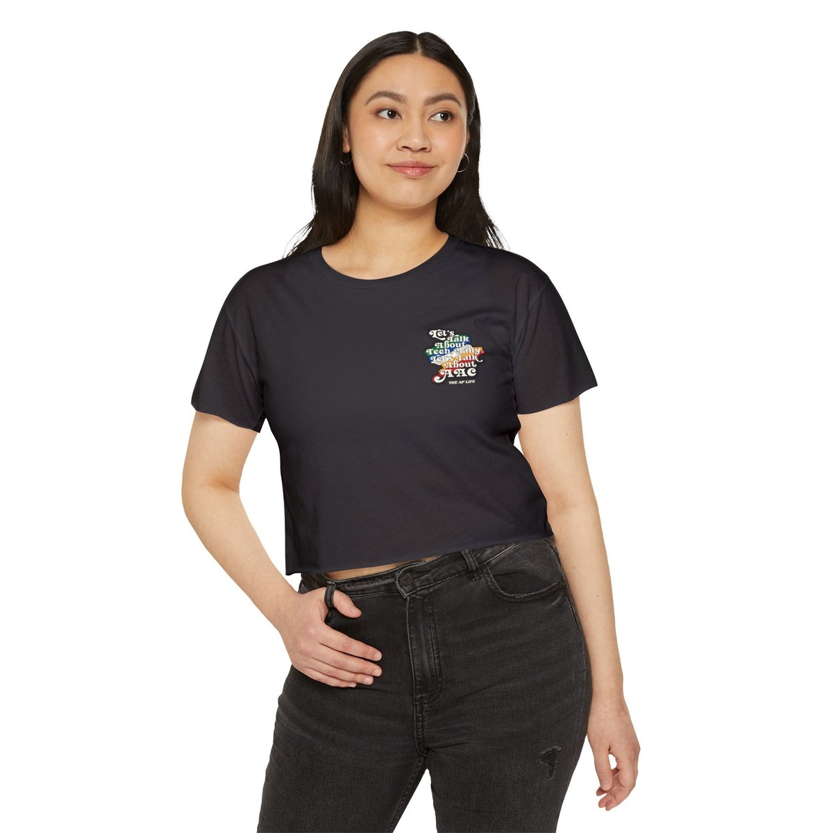 Let's Talk About Tech, Baby. Let's Talk About AAC. - Women's Festival Crop Top