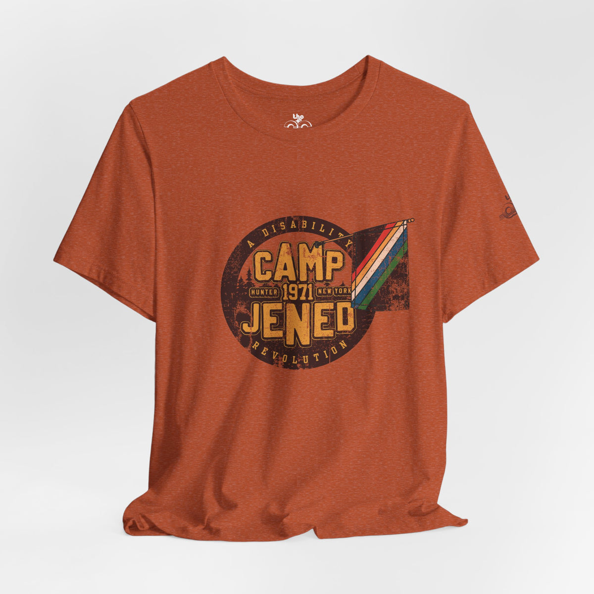 Camp Jened 1971 - A Disability Revolution - Adult Unisex Jersey Short Sleeve Tee