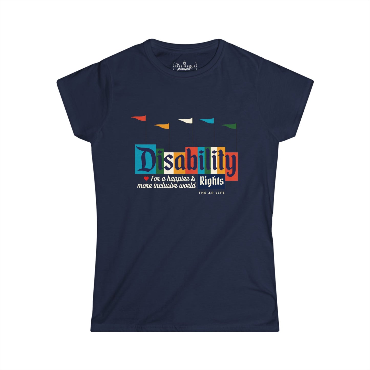 Disability Rights For A Happier & More Inclusive World - Women's Semi-Fitted Tee