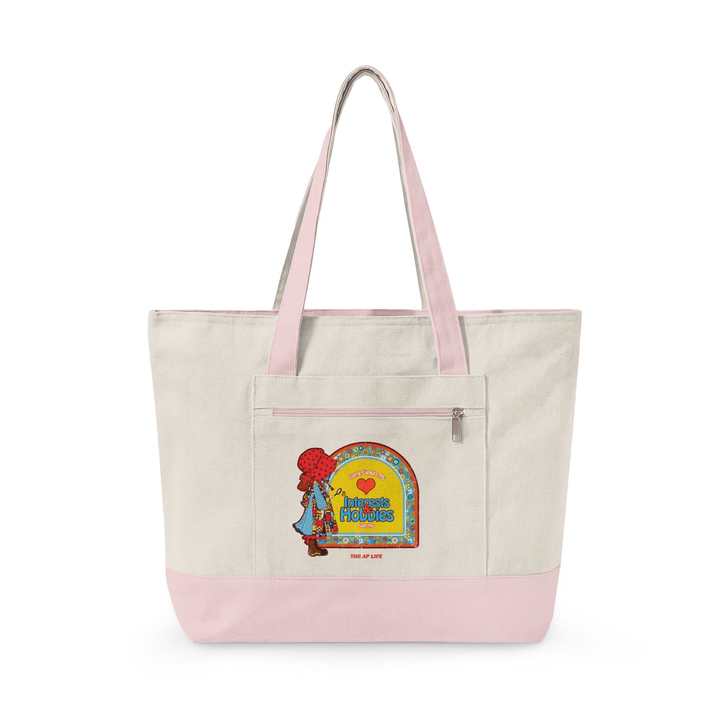 Come Explore My Interests & Hobbies With Me - Zippered Canvas Tote