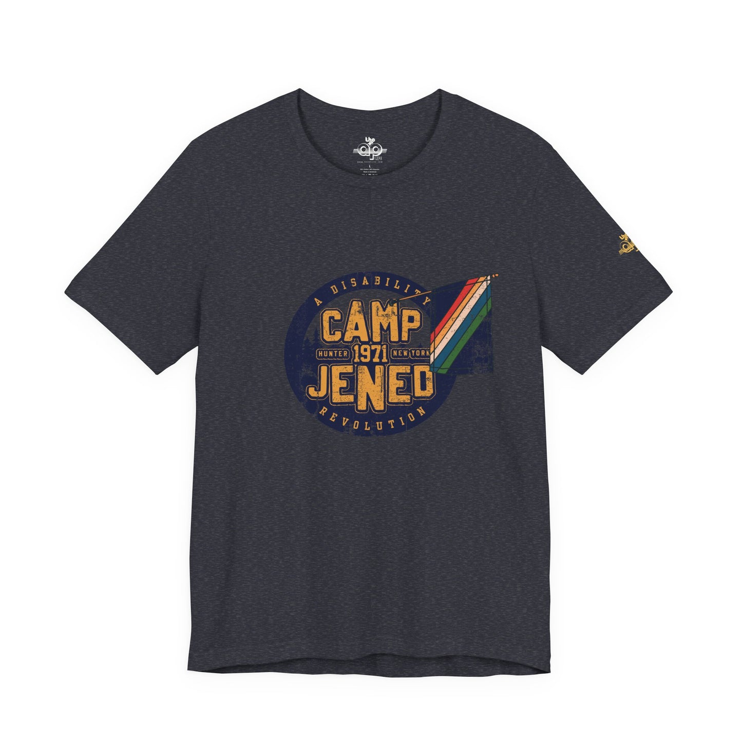 Camp Jened 1971 - A Disability Revolution - Adult Unisex Jersey Short Sleeve Tee