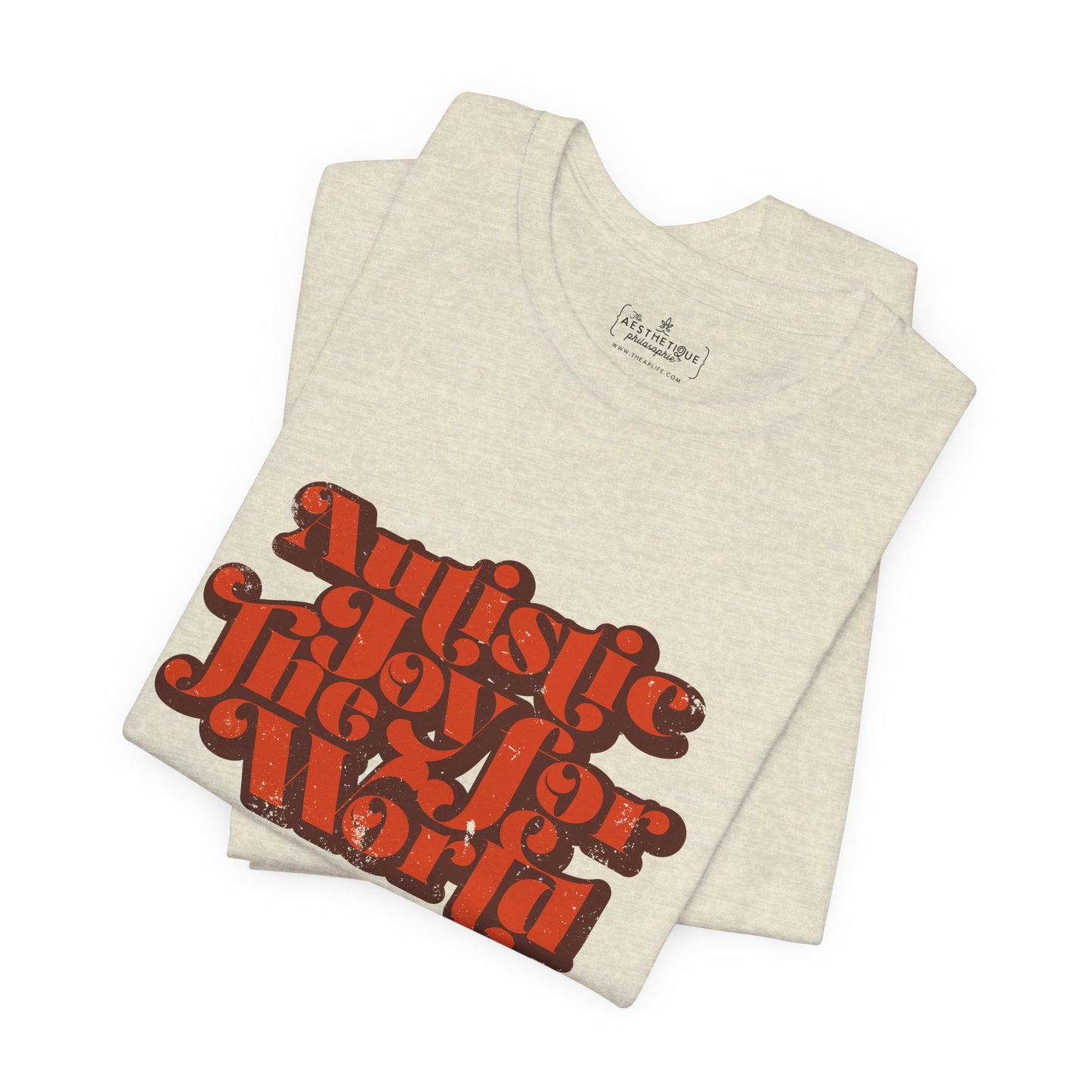 Autistic Joy for the World - Seasonal Style - Unisex Jersey Short Sleeve Tee