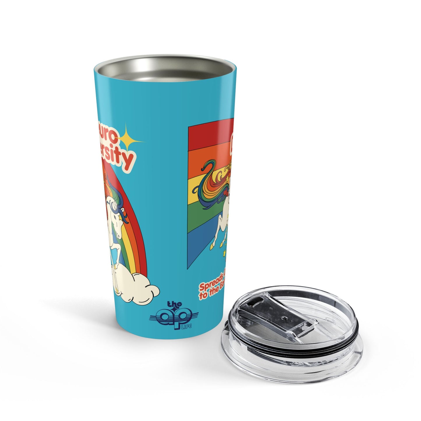 Neurodiversity Spreads Color to the Earth - Insulated Tumbler 20oz
