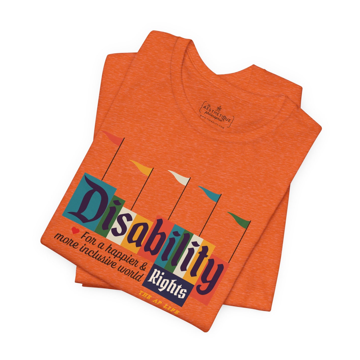 Disability Rights For A Happier & More Inclusive World - Adult Unisex Jersey Tee