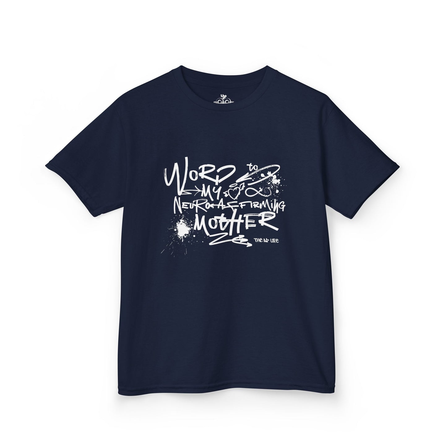 Word to My Neuro-Affirming Mother - Kids Oversized Heavy Cotton™ Tee