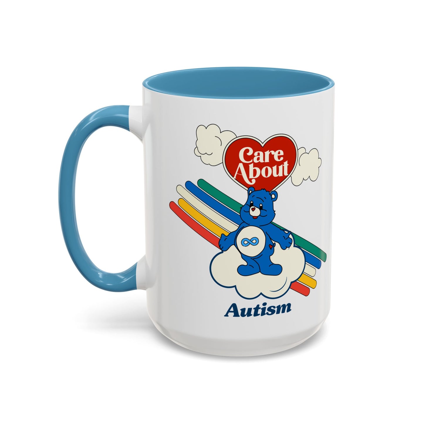 Care About Autism - Disability Rights - Accent Coffee Mug (11, 15oz)