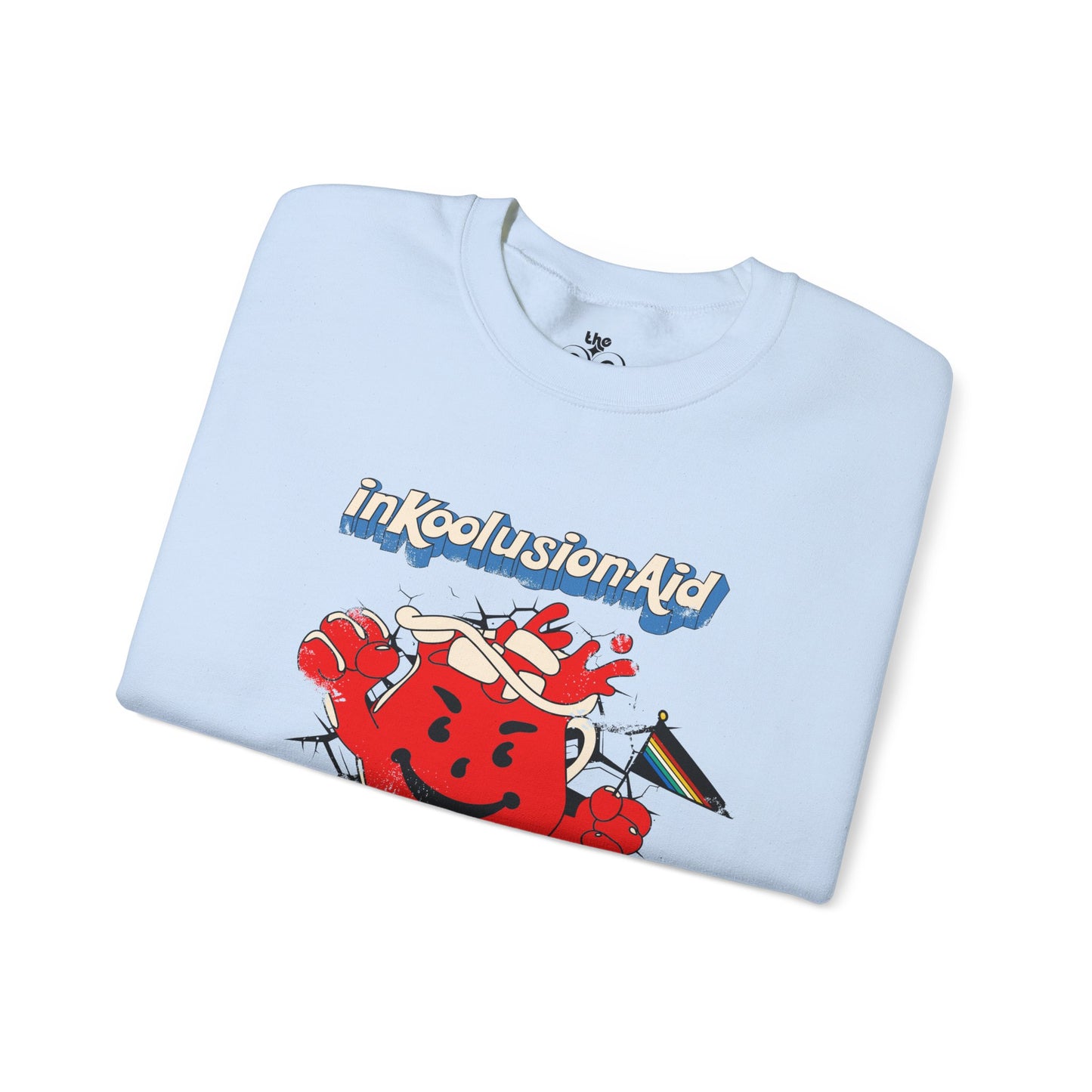 InKoolusion Aid - Breaking Down Barriers to Accessibility & Acceptance - Adult Unisex Heavy Blend™ Crewneck Sweatshirt