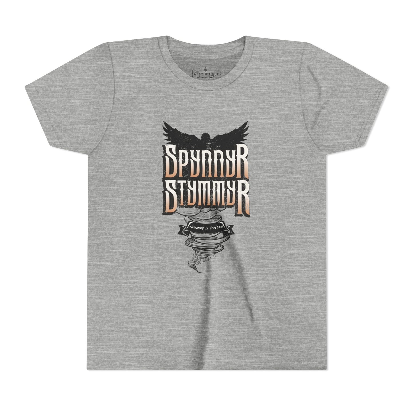 Spynnyr Stymmyer - Stimming is Freedom - Youth Unisex Jersey Tee