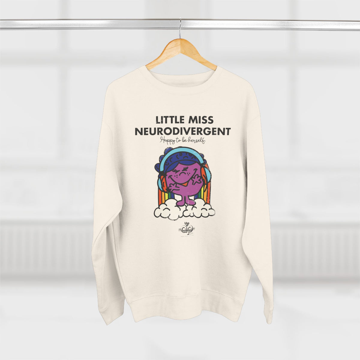 Little Miss Neurodivergent - Adult Unisex Crewneck Sweatshirt