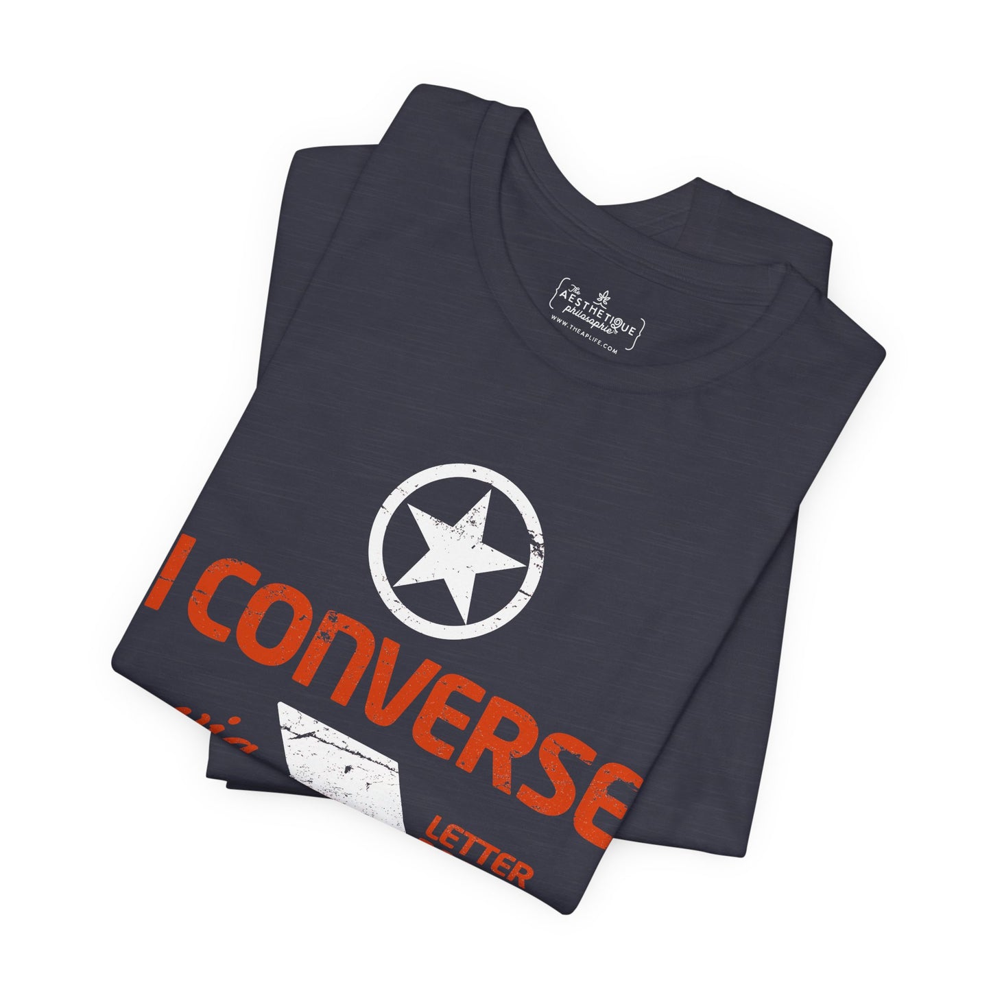 I Converse Via Letterboard - Unisex Jersey Short Sleeve Tee