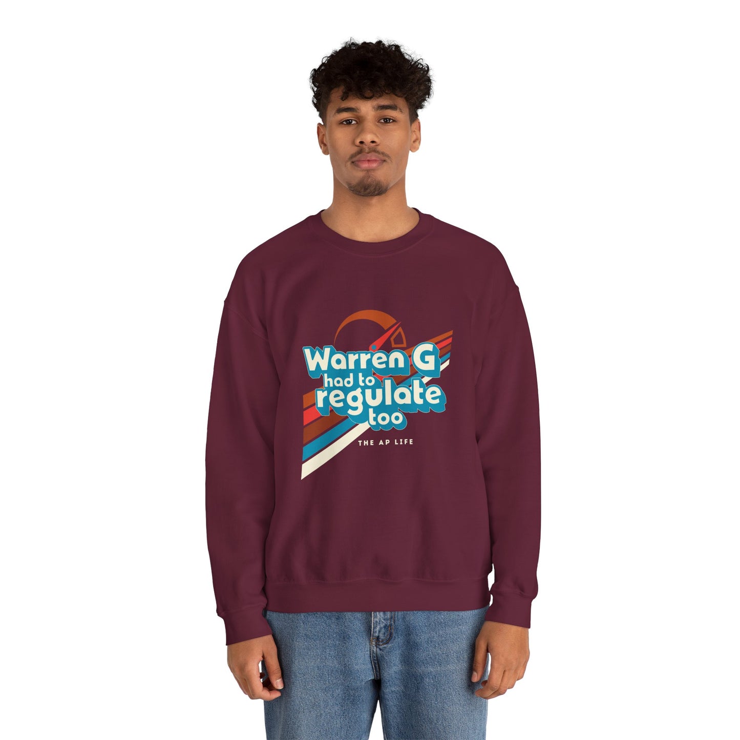 Warren G Had to Regulate Too - Adult Unisex Heavy Blend™ Crewneck Sweatshirt