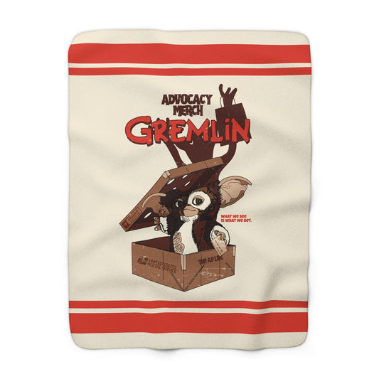 Advocacy Merch Gremlin - Sherpa Fleece Blanket