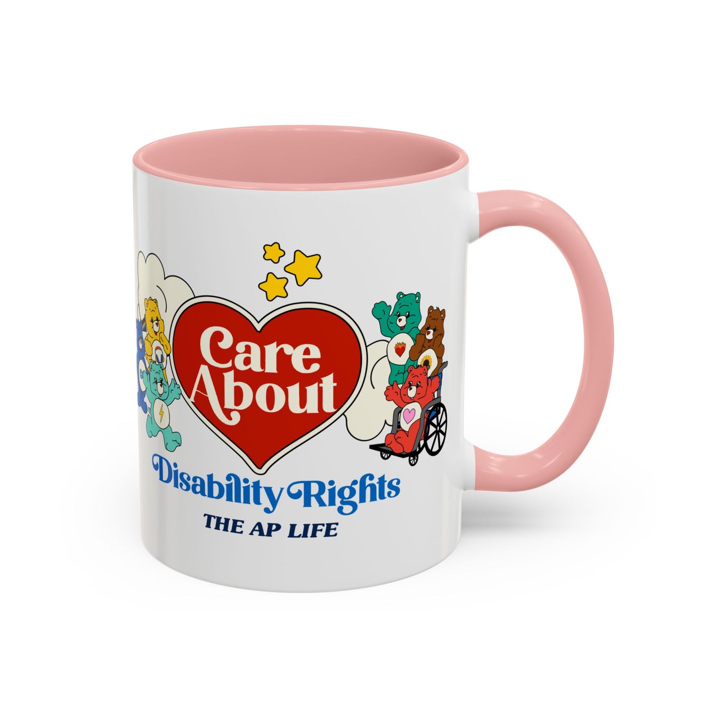 Care About Autism - Disability Rights - Accent Coffee Mug (11, 15oz)
