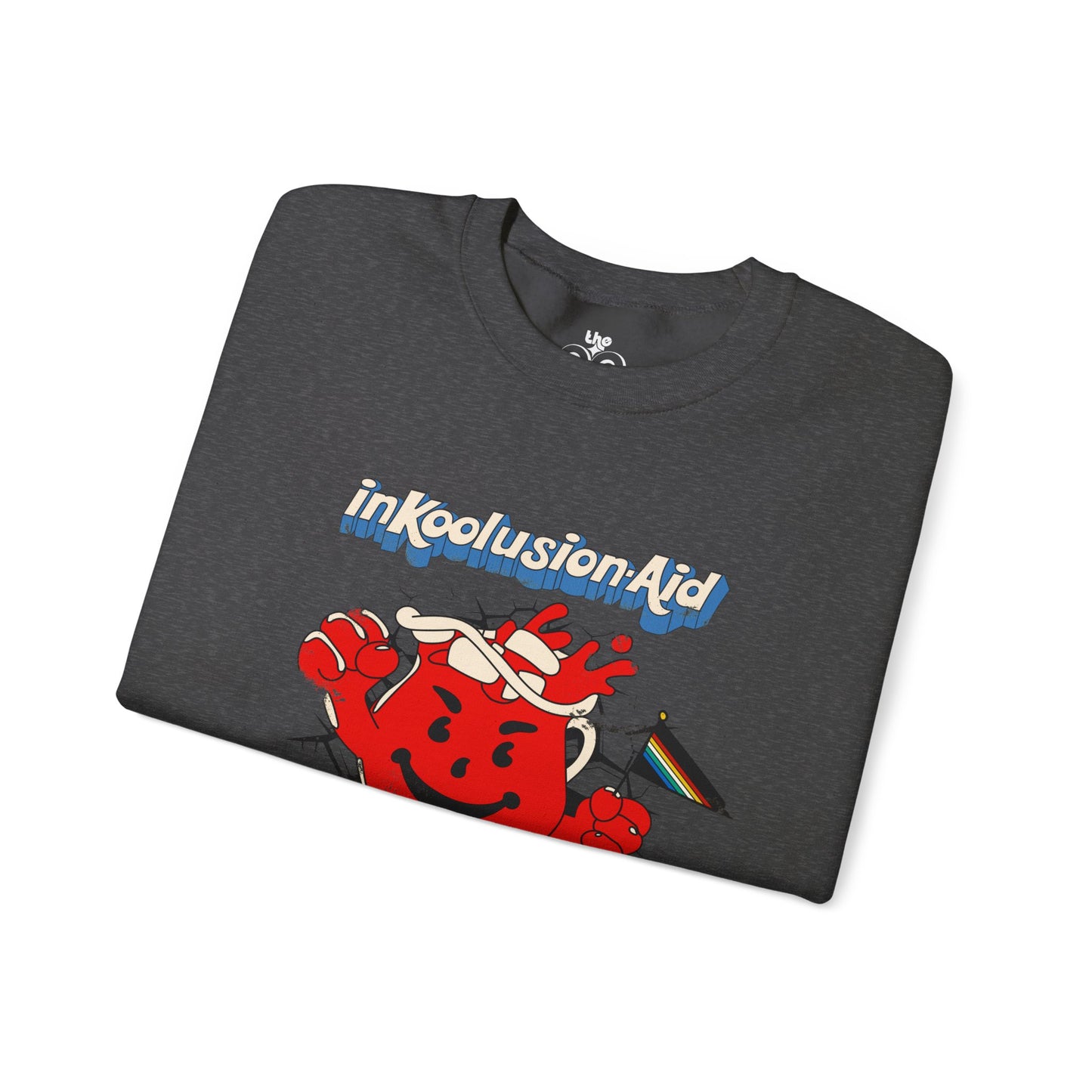 InKoolusion Aid - Breaking Down Barriers to Accessibility & Acceptance - Adult Unisex Heavy Blend™ Crewneck Sweatshirt