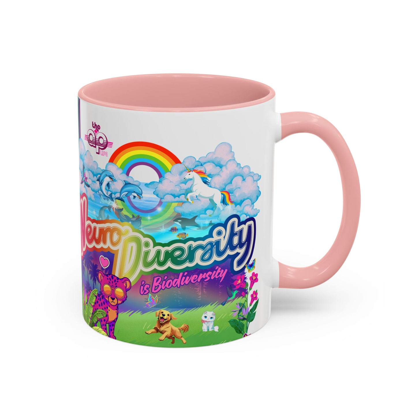 Neurodiversity is Biodiversity - Accent Coffee Mug (11, 15oz)