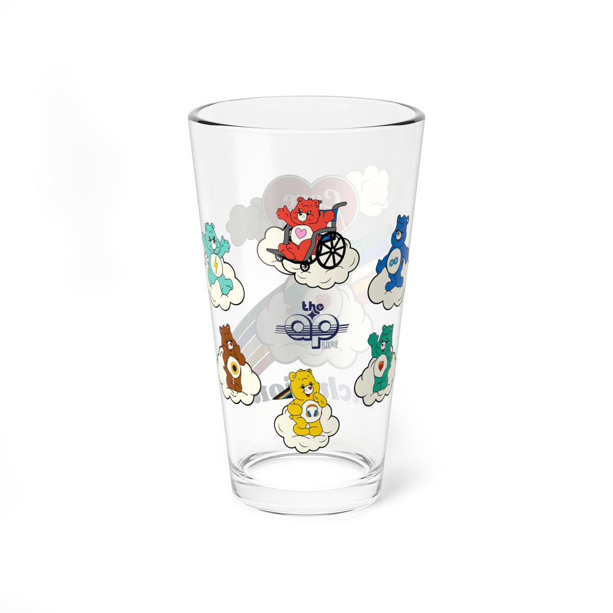 Care About Inclusion - Drinking Glass, 16oz