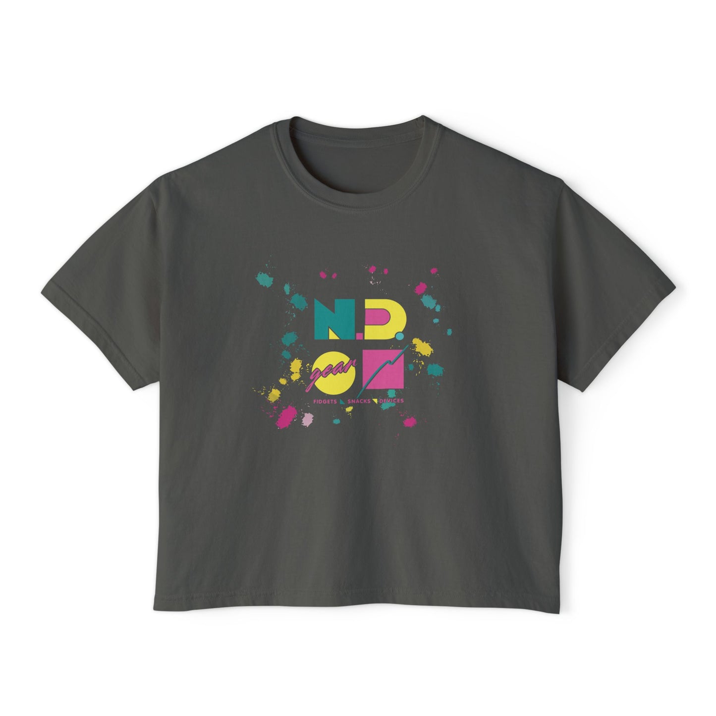 N.D. Gear - Fidgets, Snacks, Devices - Women's Boxy Tee