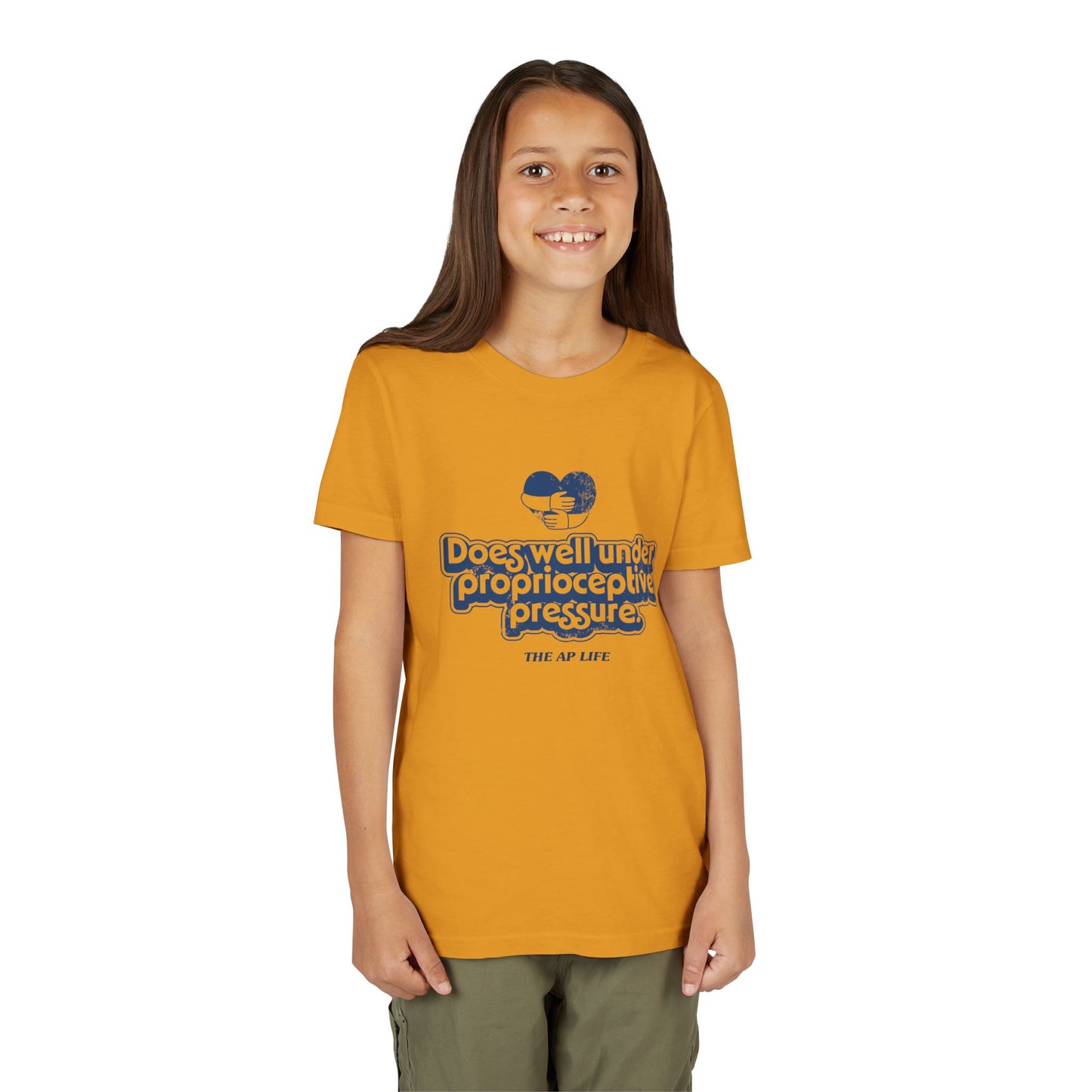 Does Well Under Proprioceptive Pressure - Sensory Input - Youth Short Sleeve Tee