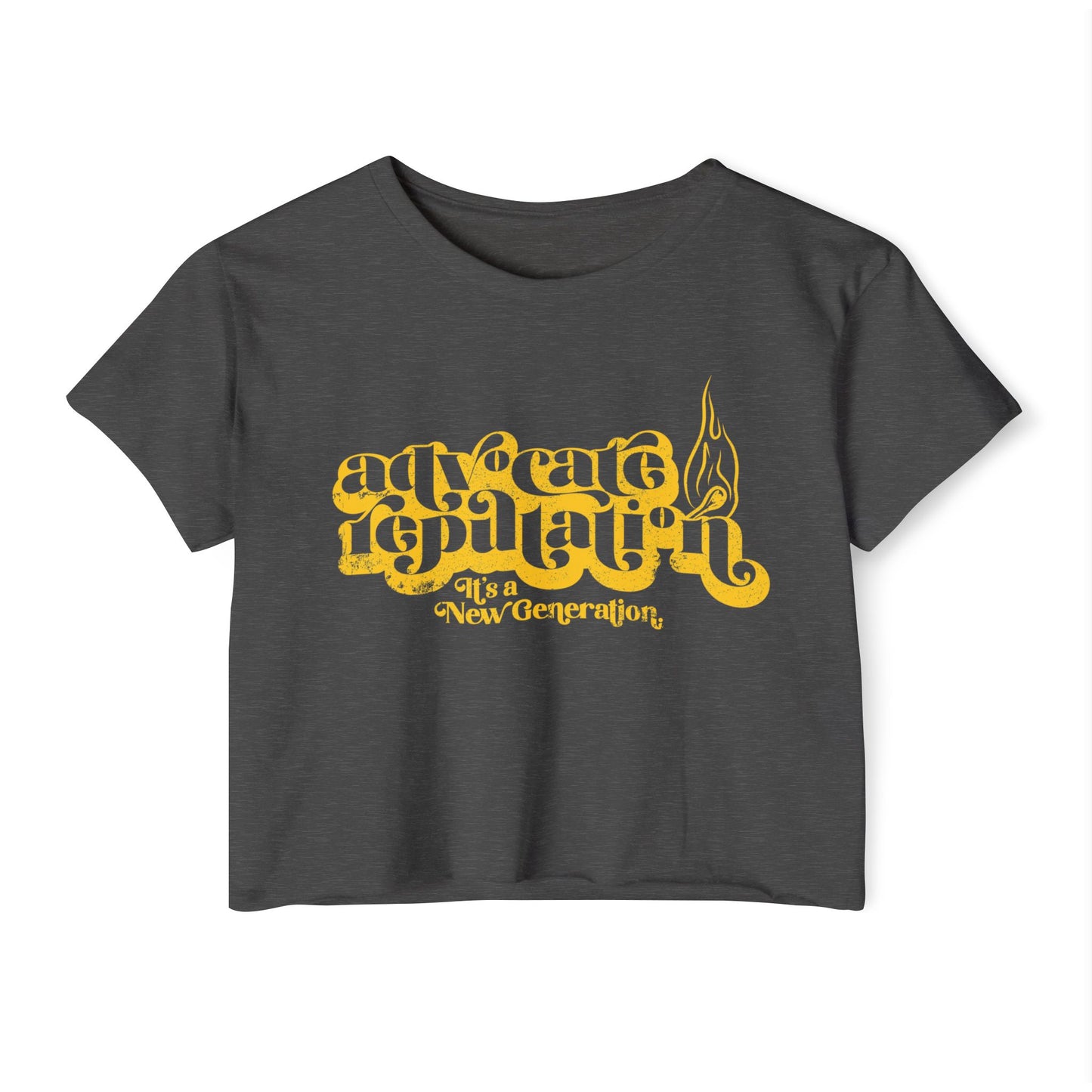 Advocate Reputation - It's a New Generation - Women's Crop Top Tee