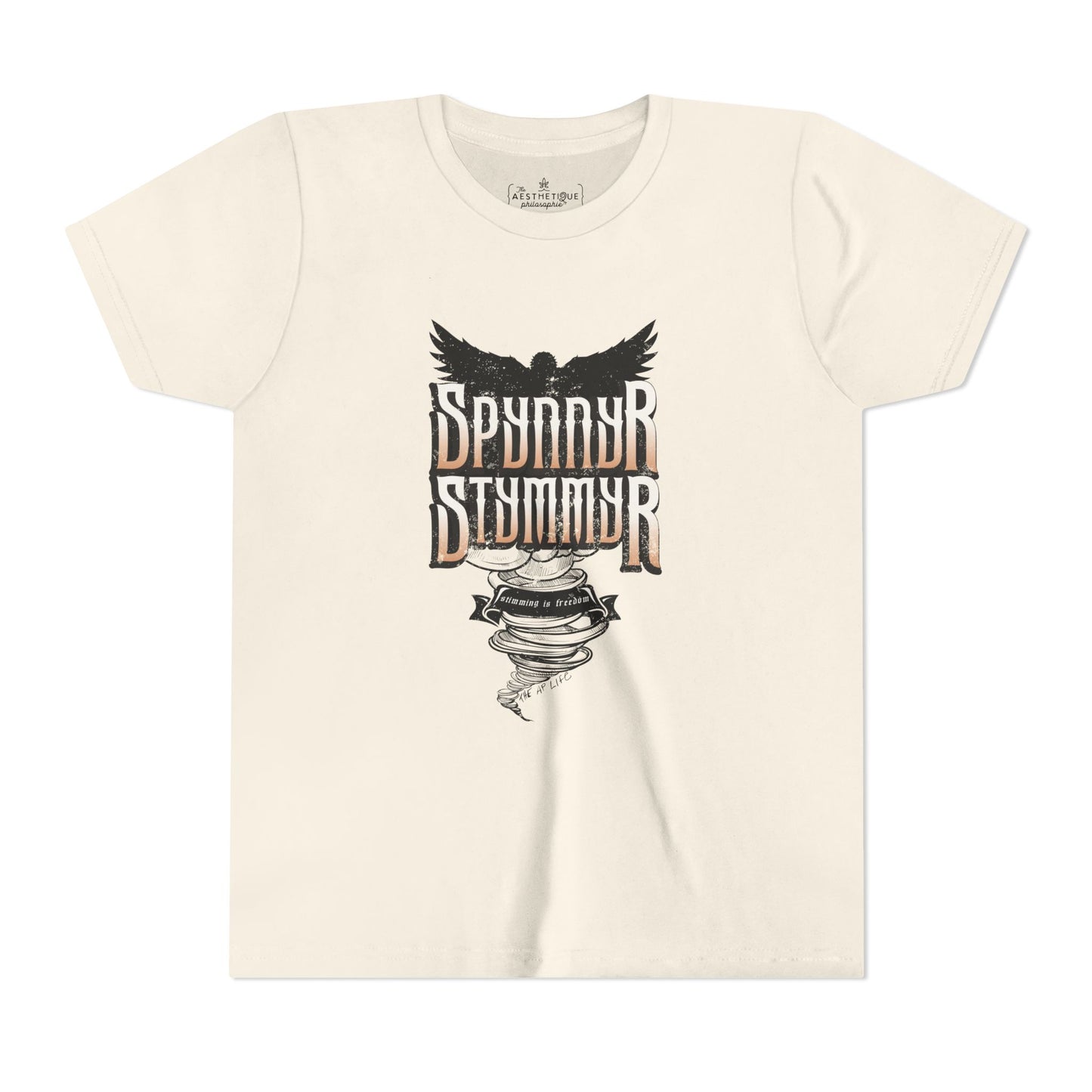 Spynnyr Stymmyer - Stimming is Freedom - Youth Unisex Jersey Tee