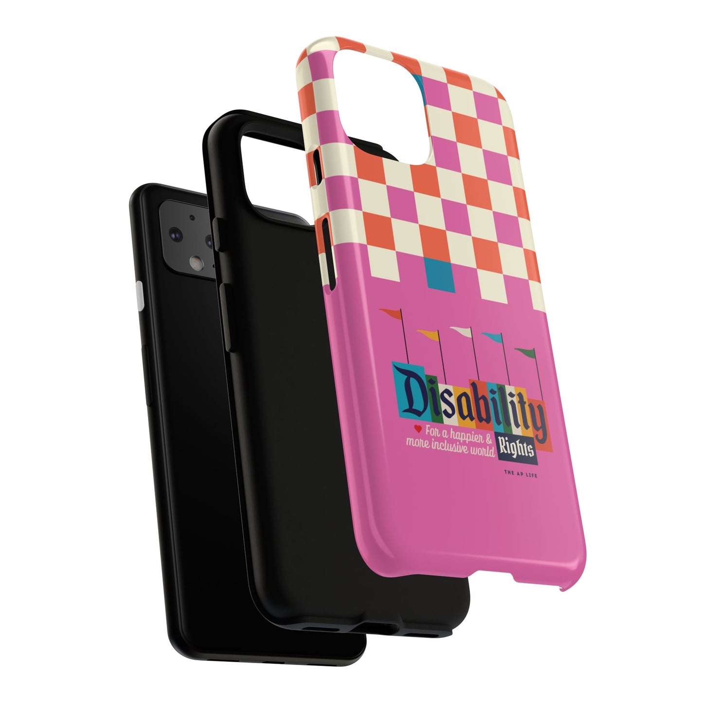 Disability Rights for a Happier & More Inclusive World - Android Phone Case for Google Pixel & Samsung Phones