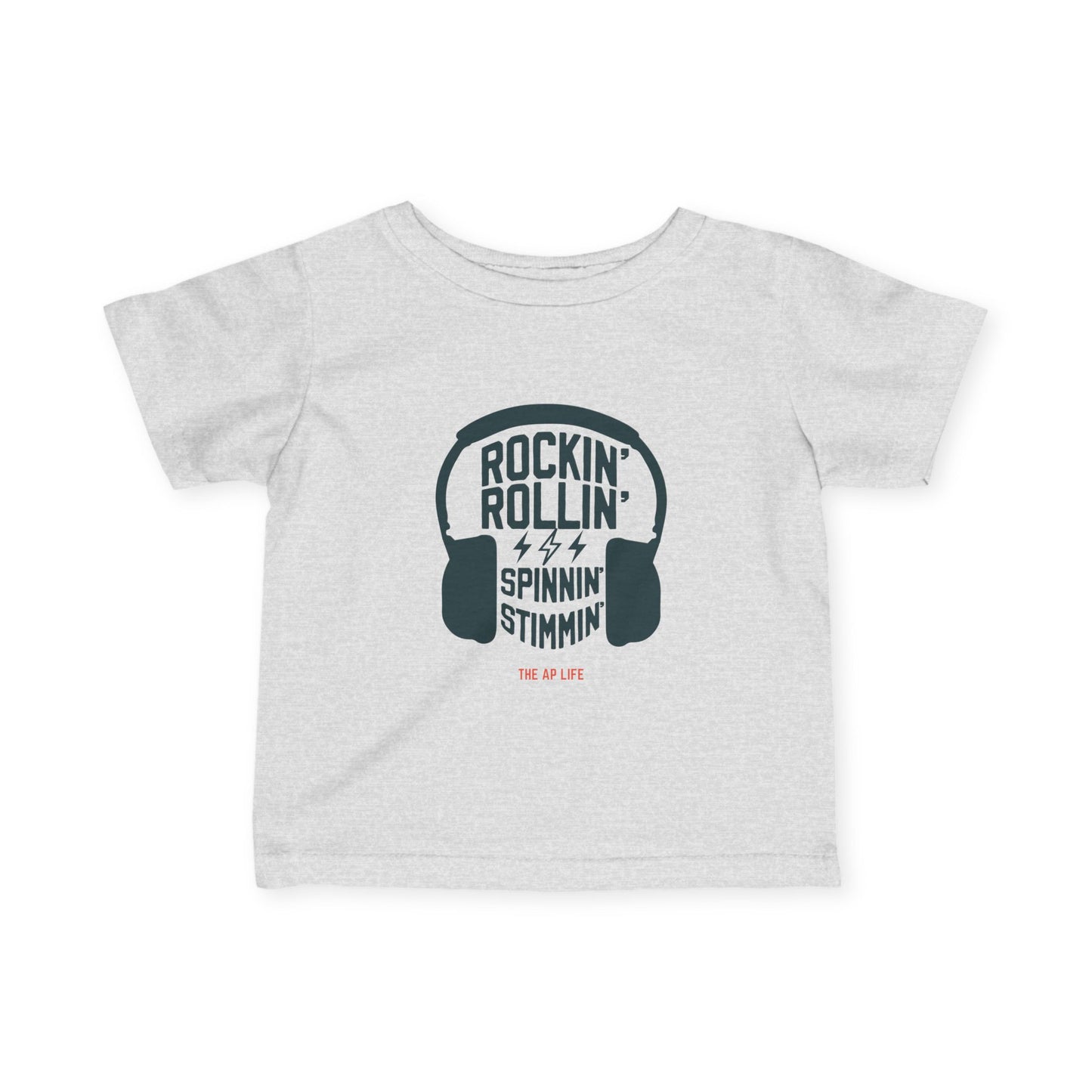 Rockin' Rollin' Spinnin' Stimmin' - Baby Infant Fine Jersey Tee