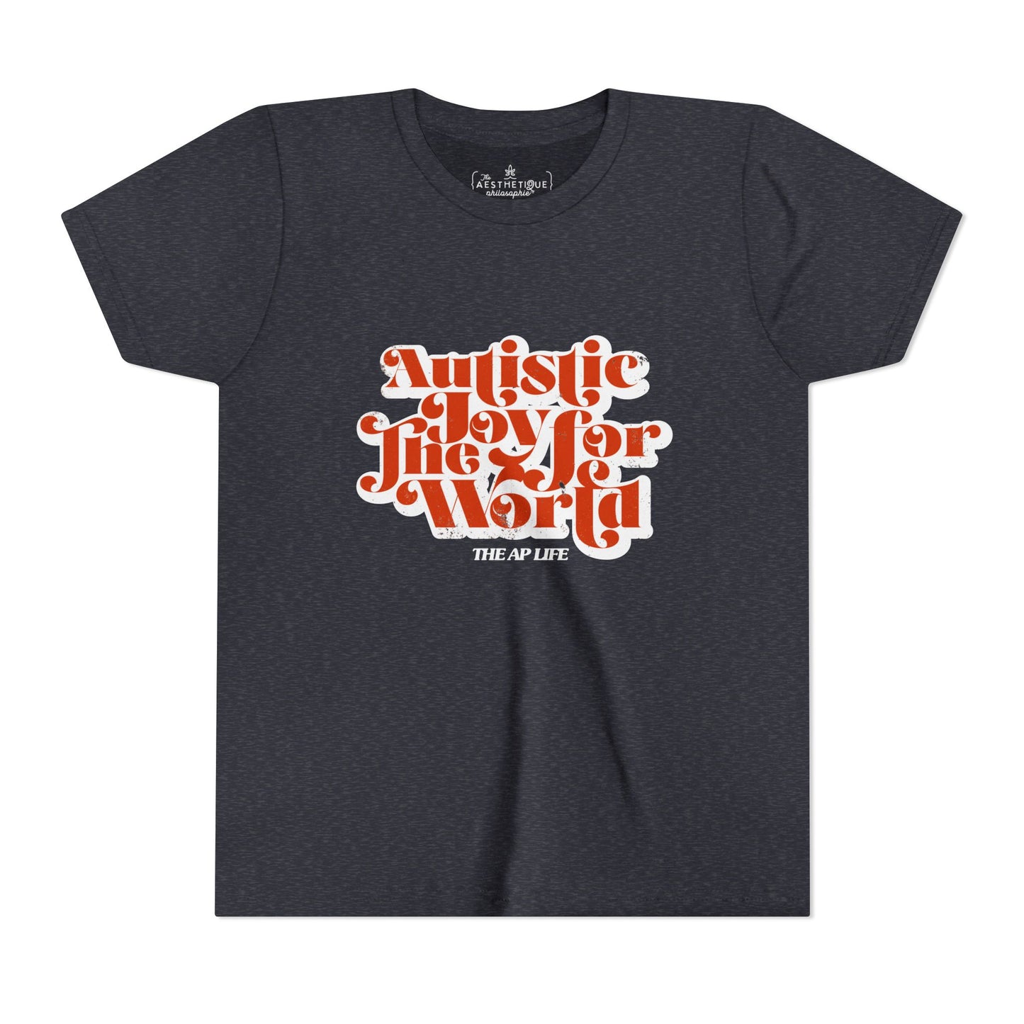Autistic Joy for the World - Youth Unisex Jersey Tee